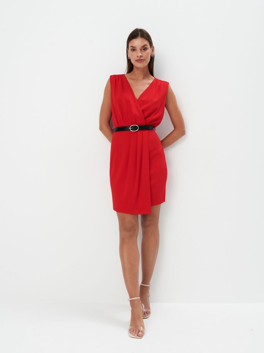 Rochie Tip Plic Mini Culoare Ro U Mohito Bk X