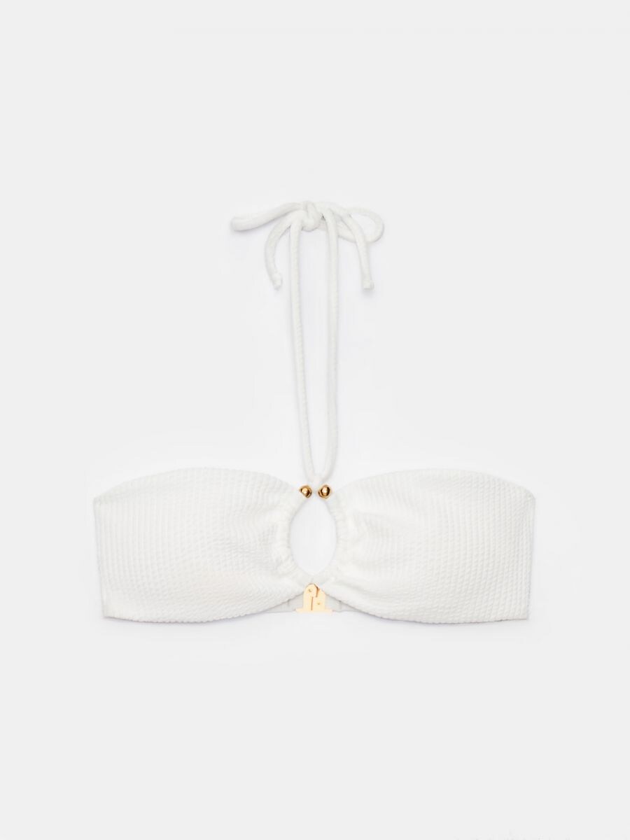Top De Bikini Color Blanco Mohito Aj X