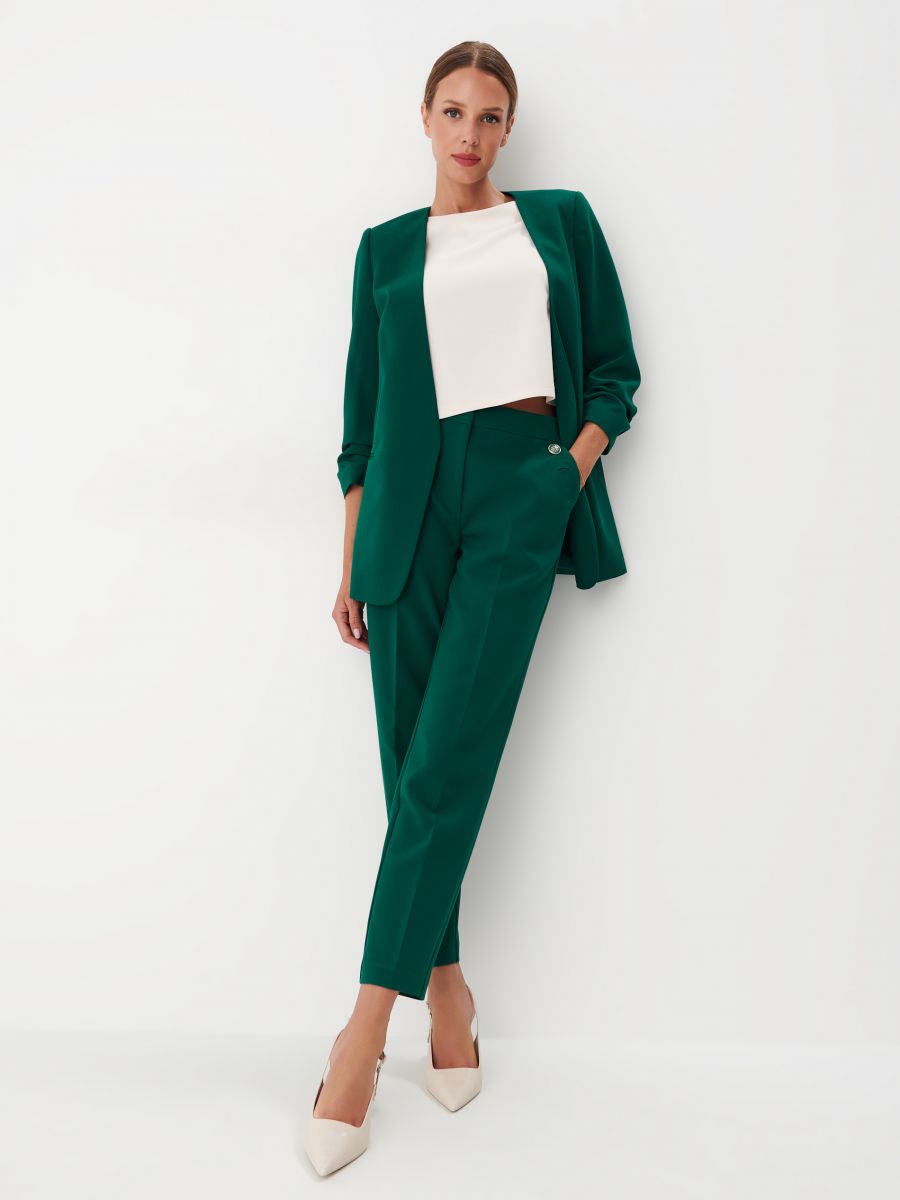 Pantaloni Elegan I Culoare Verde Mohito U X