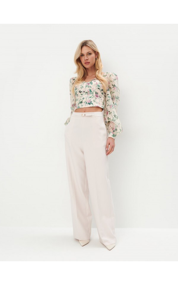 Smart Trousers Color Nude Mohito Aj X