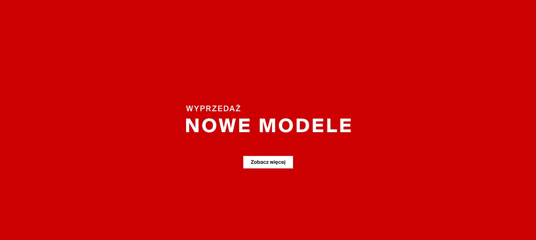 SALE nowe modele