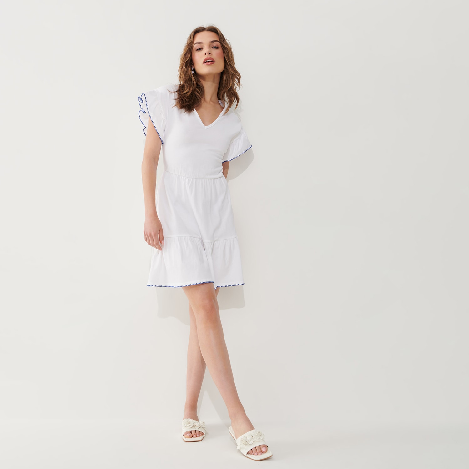 Mohito – Rochie cu partea de jos evazată – Alb All > dresses 2023-09-22