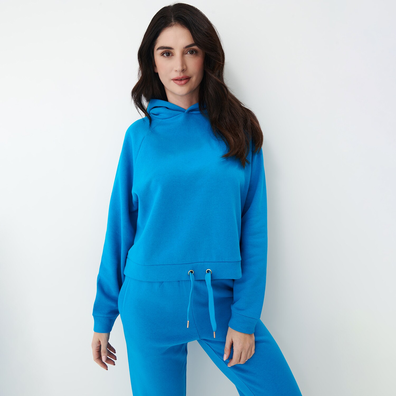 Mohito – Bluză albastră cu glugă – Turcoaz All > sweatshirts 2023-09-22