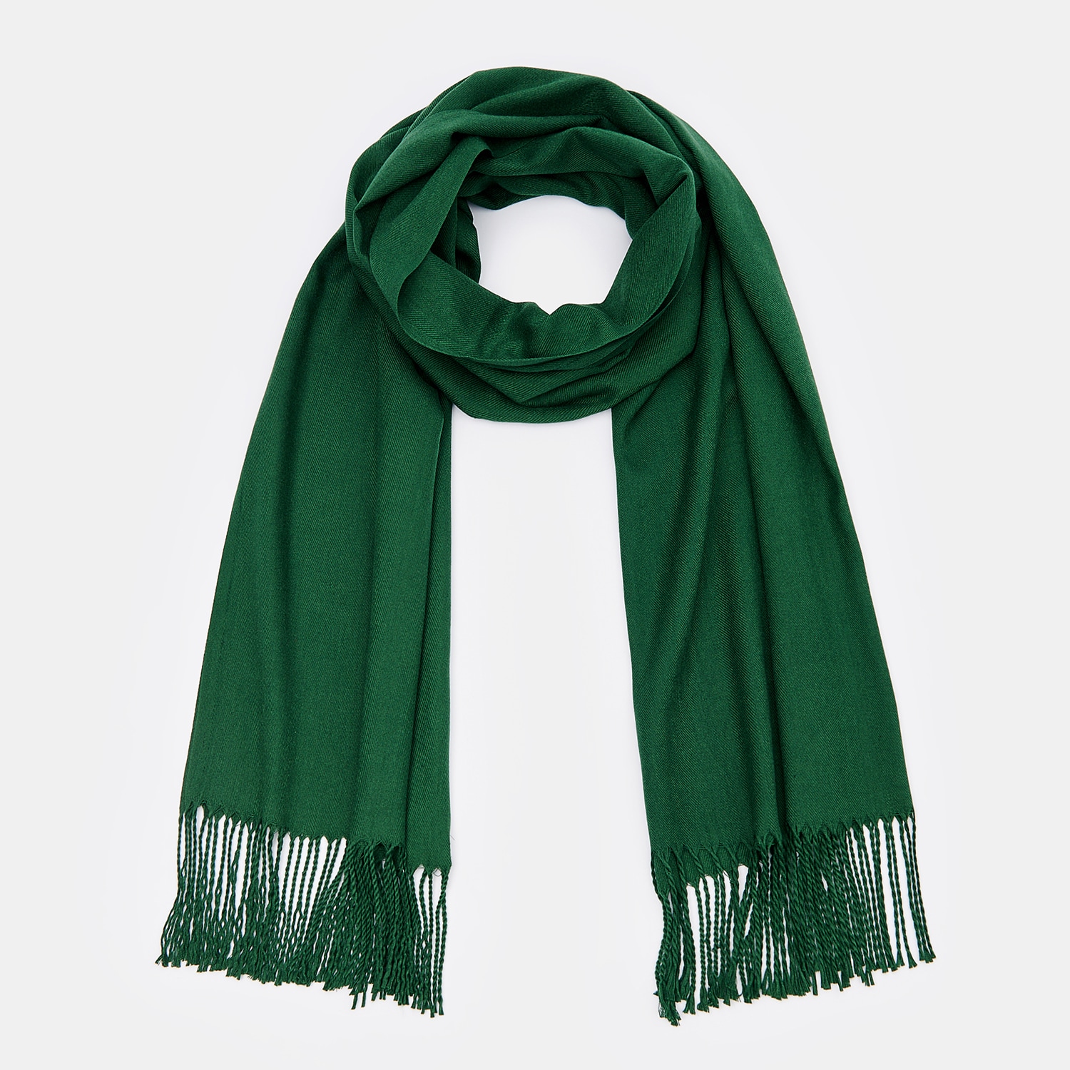 Mohito – Fular cu franjuri – Kaki Accessories > scarves 2023-10-02