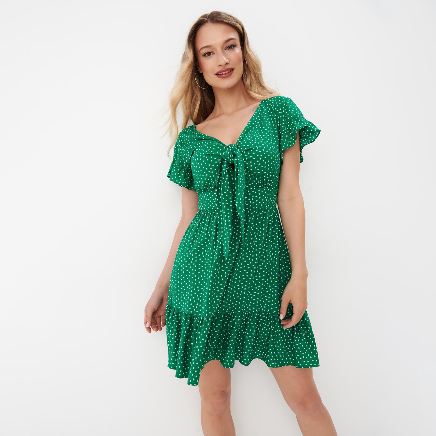 Mohito - Rochie cu buline - Verde image2