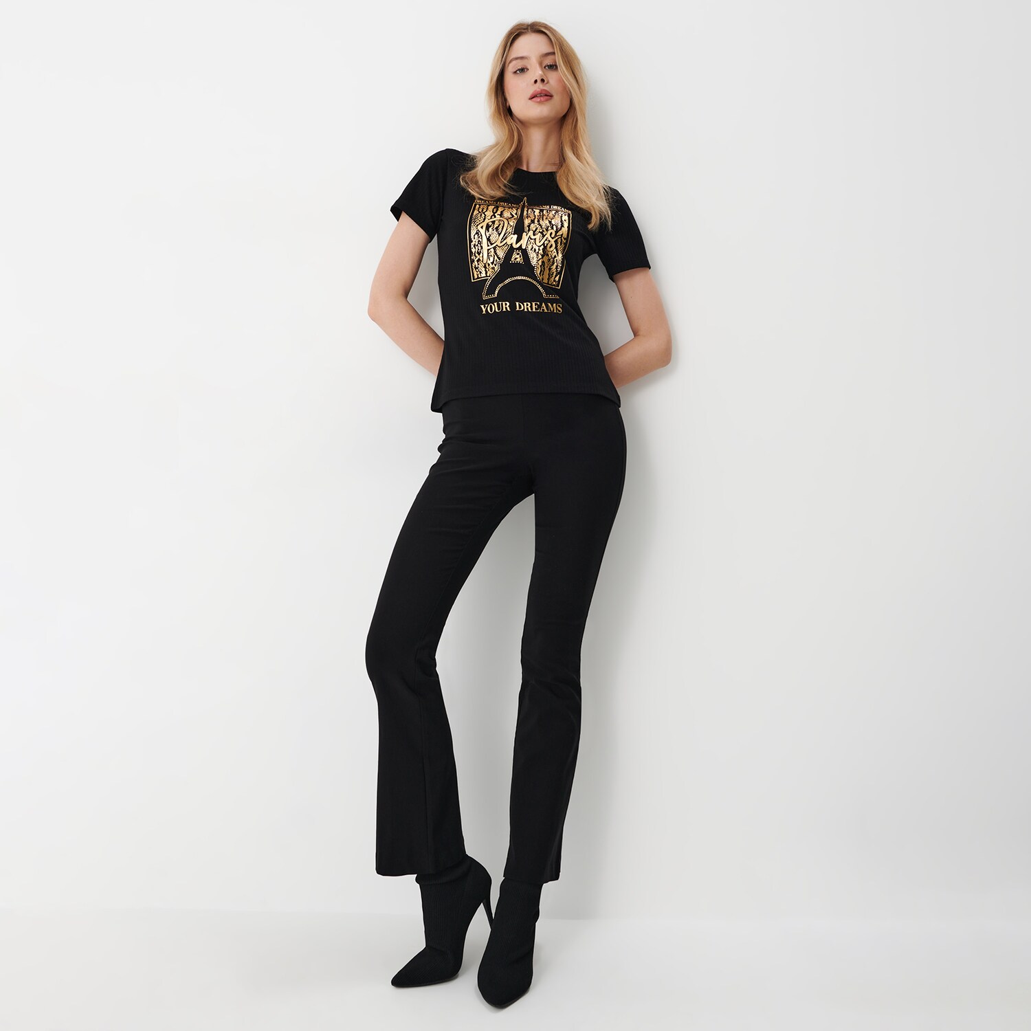 Mohito - tricou de aplicație - negru