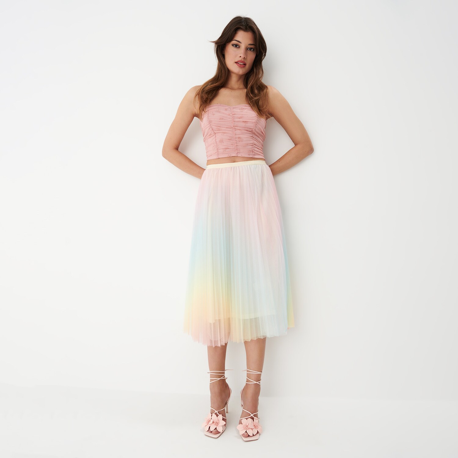 Mohito – Fustă midi colorată cu efect ombre – Multicolor All > skirts 2023-10-04
