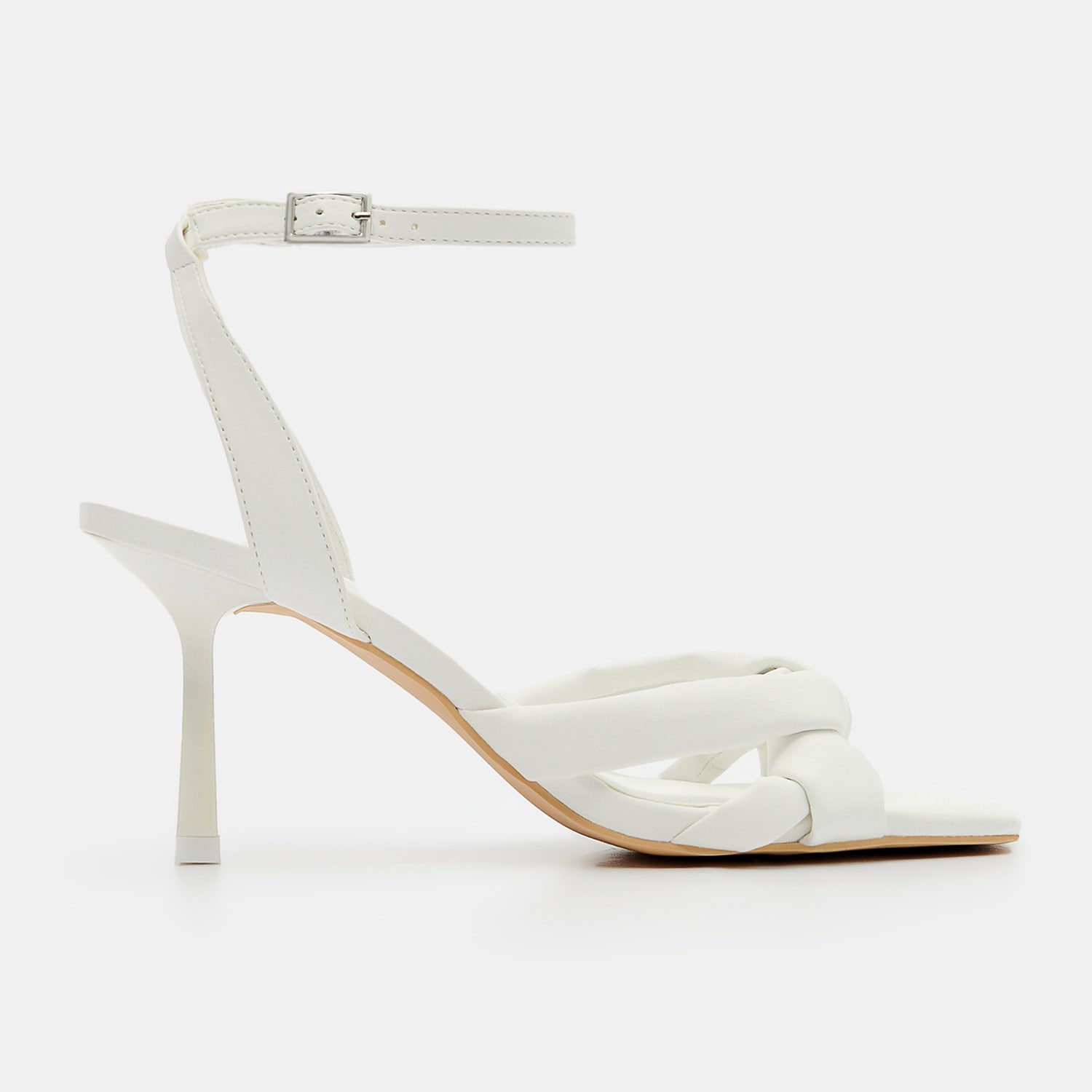 Mohito - Sandale albe cu toc stiletto - Alb image7