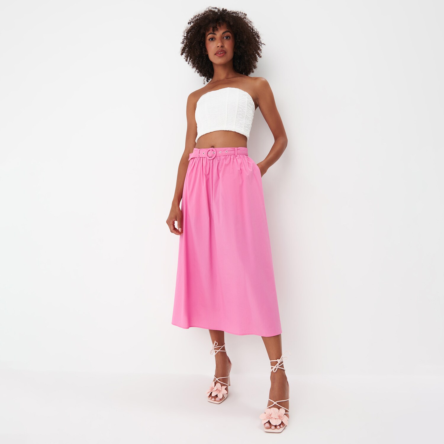 Mohito – Fustă din bumbac – Roz All > skirts 2023-10-04