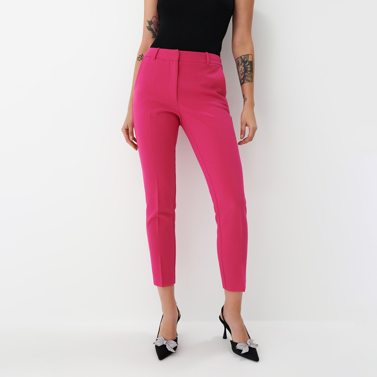 Mohito - Pantaloni tigareta roz - Roz image6