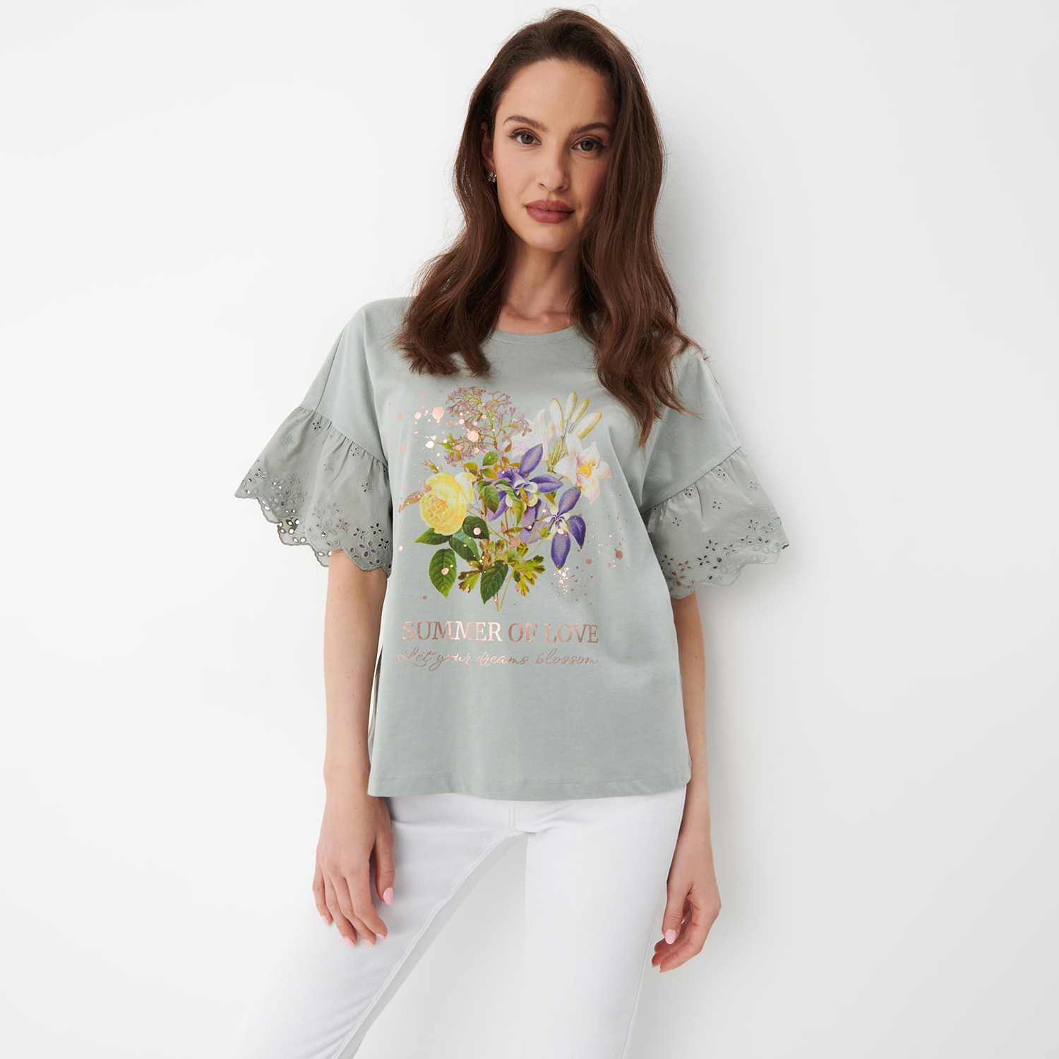 Mohito - t-shirt cu imprimeu - verde