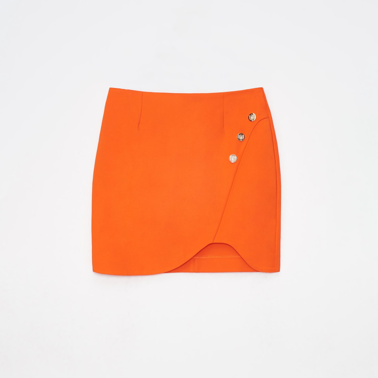 E-shop Asymetrická sukňa - Oranžová