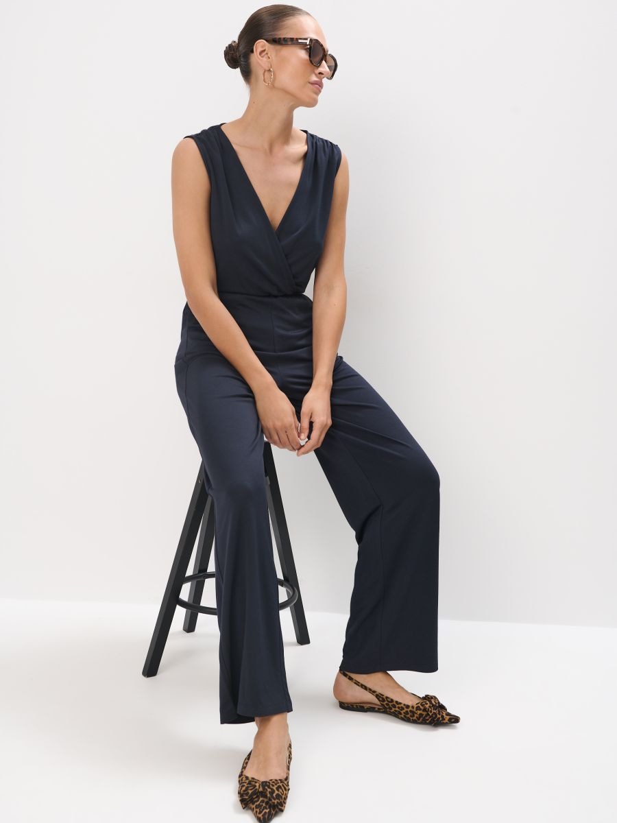 Kombinezon z modalem - szary - MOHITO