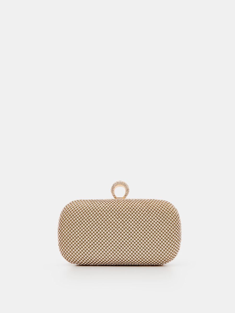 Torebka z łańcuszkiem Kolor złoty - MOHITO - 012EB-GLD