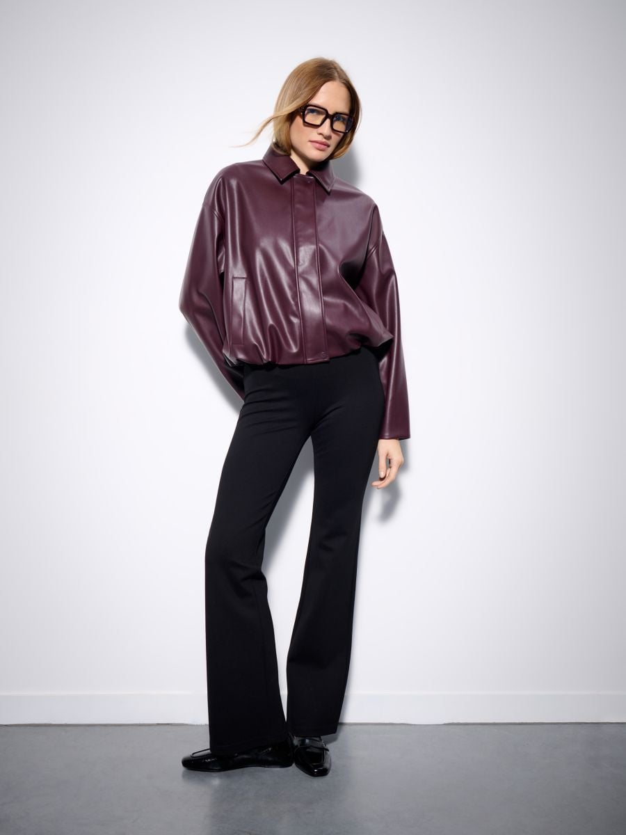 Legginsy flare - czarny - MOHITO