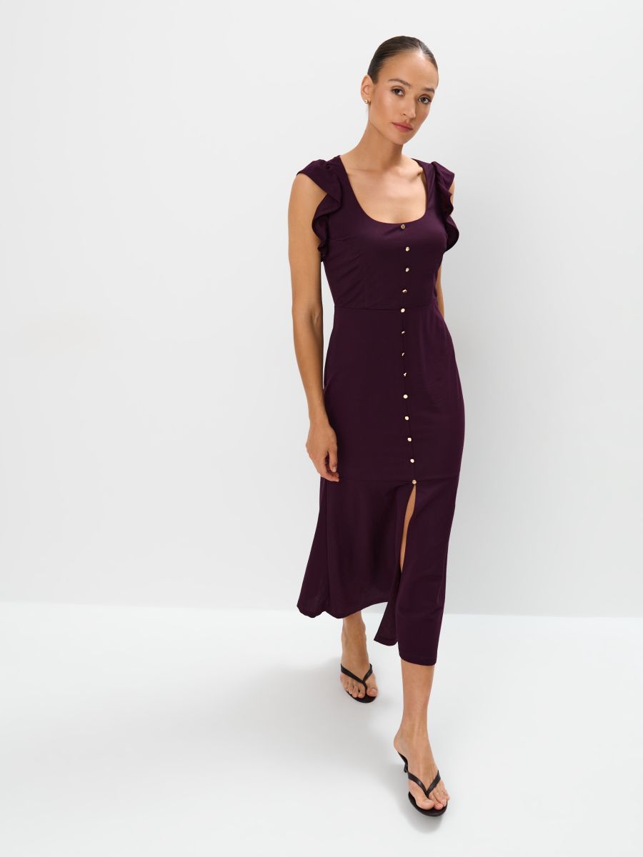 Rochie de vară - Vișiniu - MOHITO