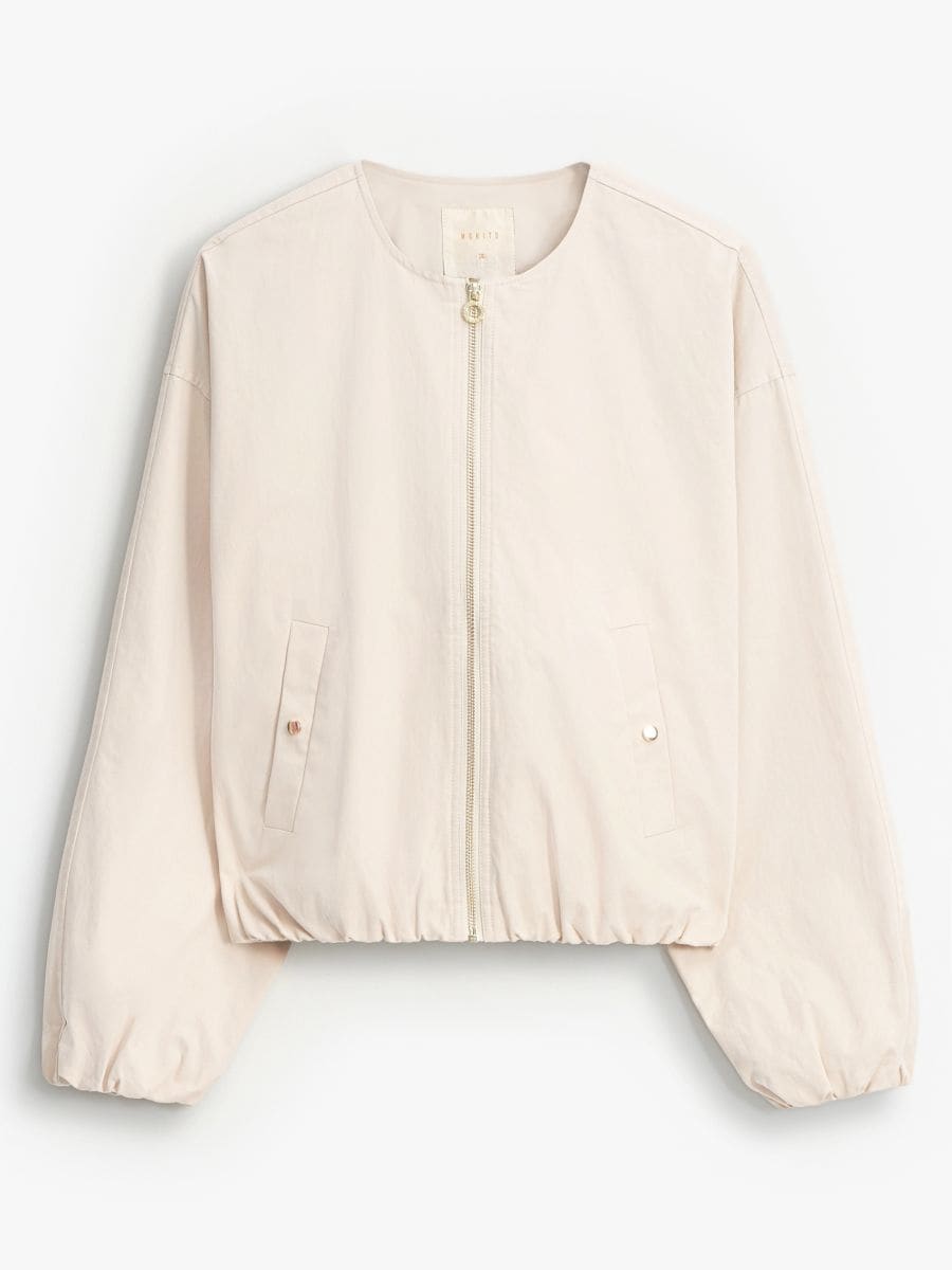 Geacă bomber - Beige - MOHITO