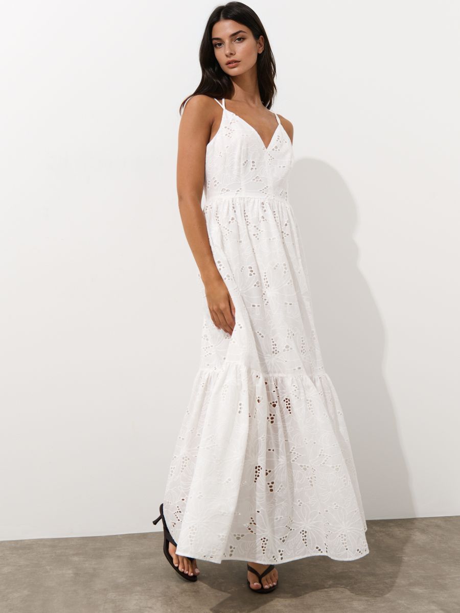 Rochie de vară - Alb - MOHITO