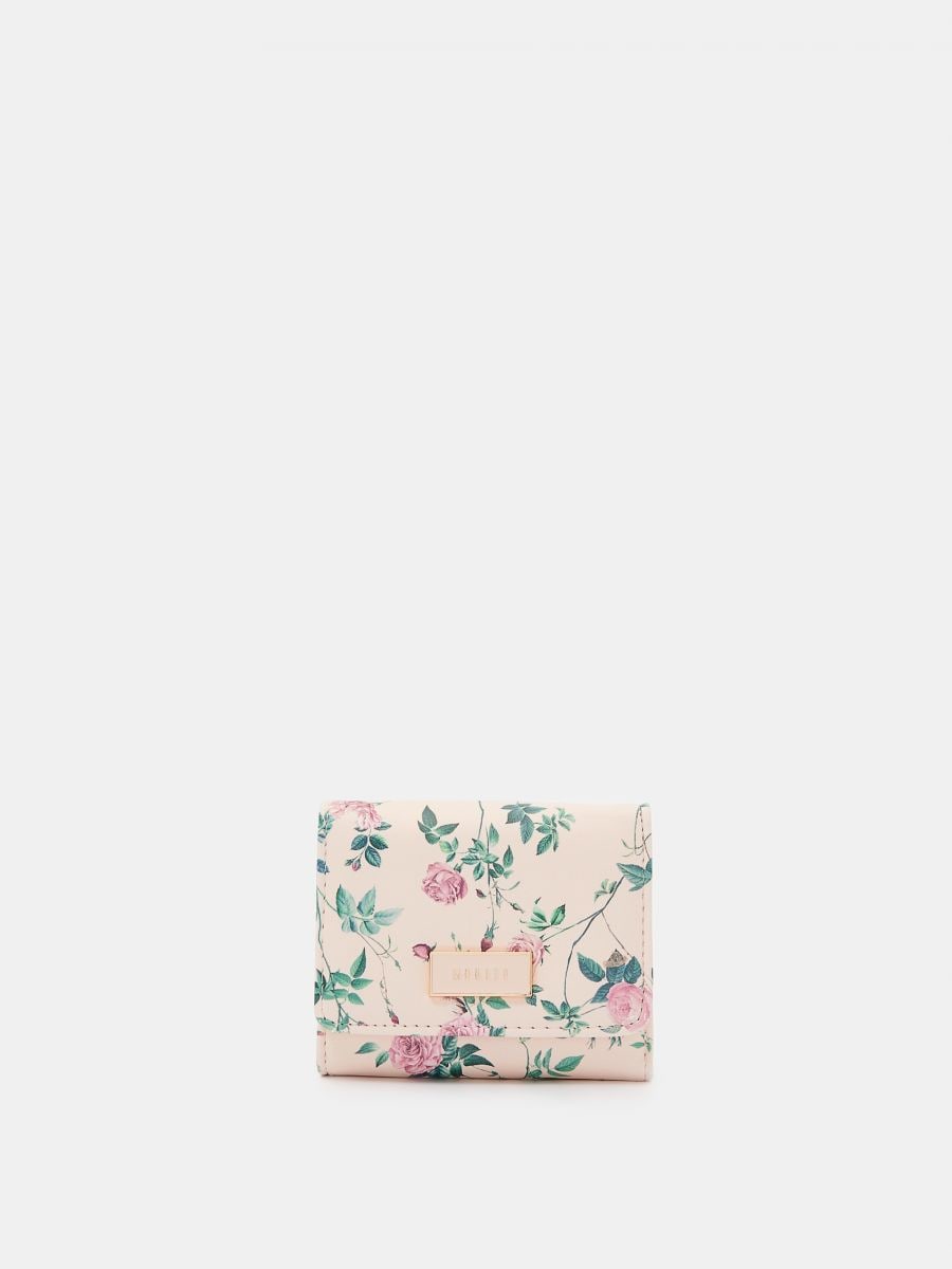 Mały portfel w kwiaty - wielobarwny - MOHITO