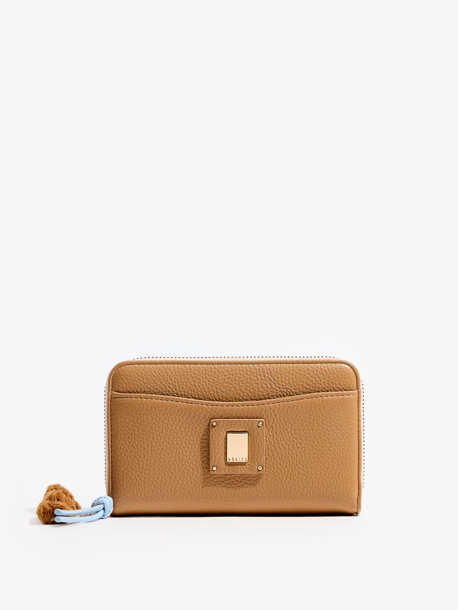 Portfel z brelokiem - beżowy - MOHITO