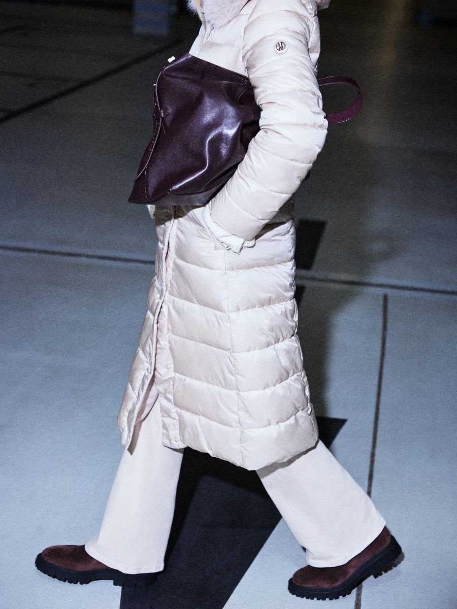 Skórzane botki Skórzane botki - ciemnobrązowy - MOHITO