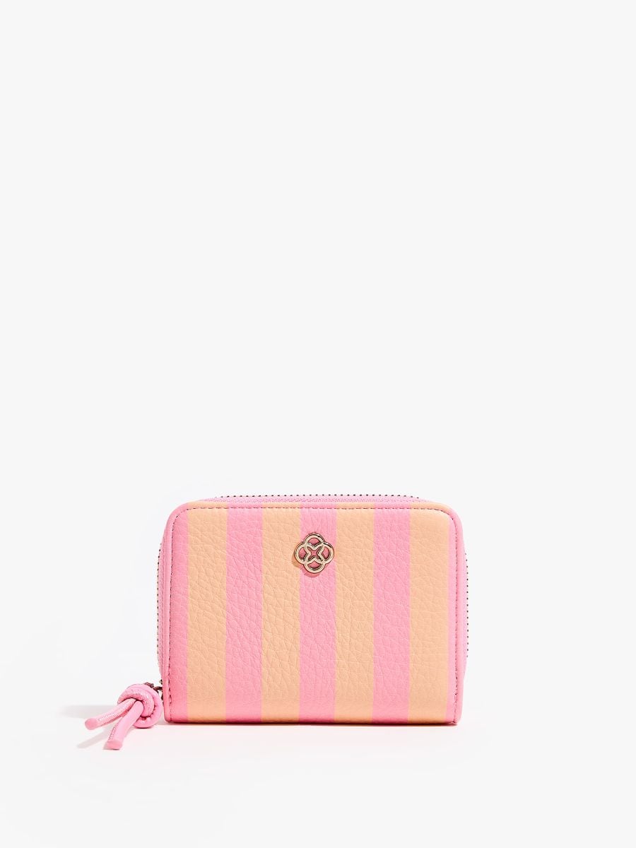 Mały portfel w paski Mały portfel w paski - wielobarwny - MOHITO