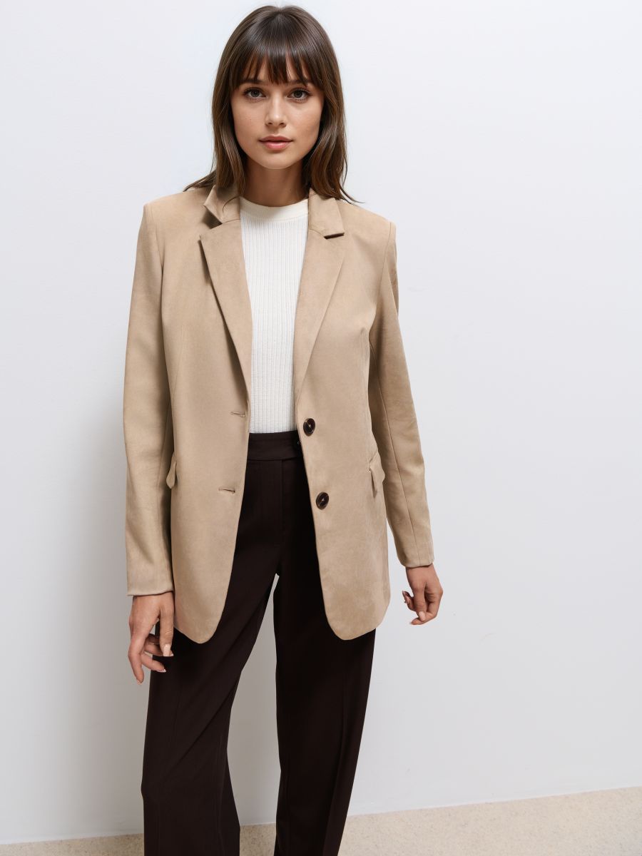 Marynarka Marynarka - beżowy - MOHITO