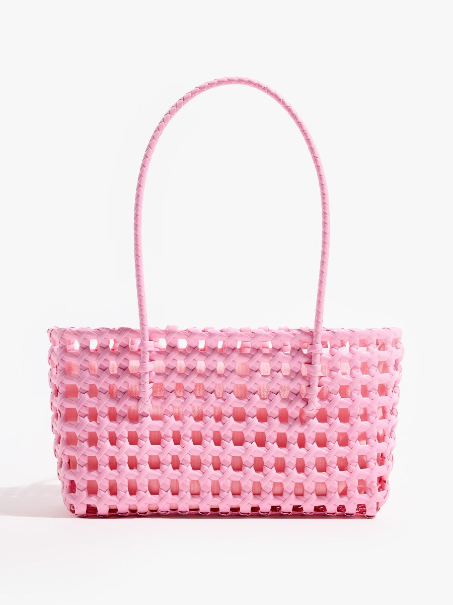 Różowa torebka z saszetką Różowa torebka z saszetką - różowy - MOHITO