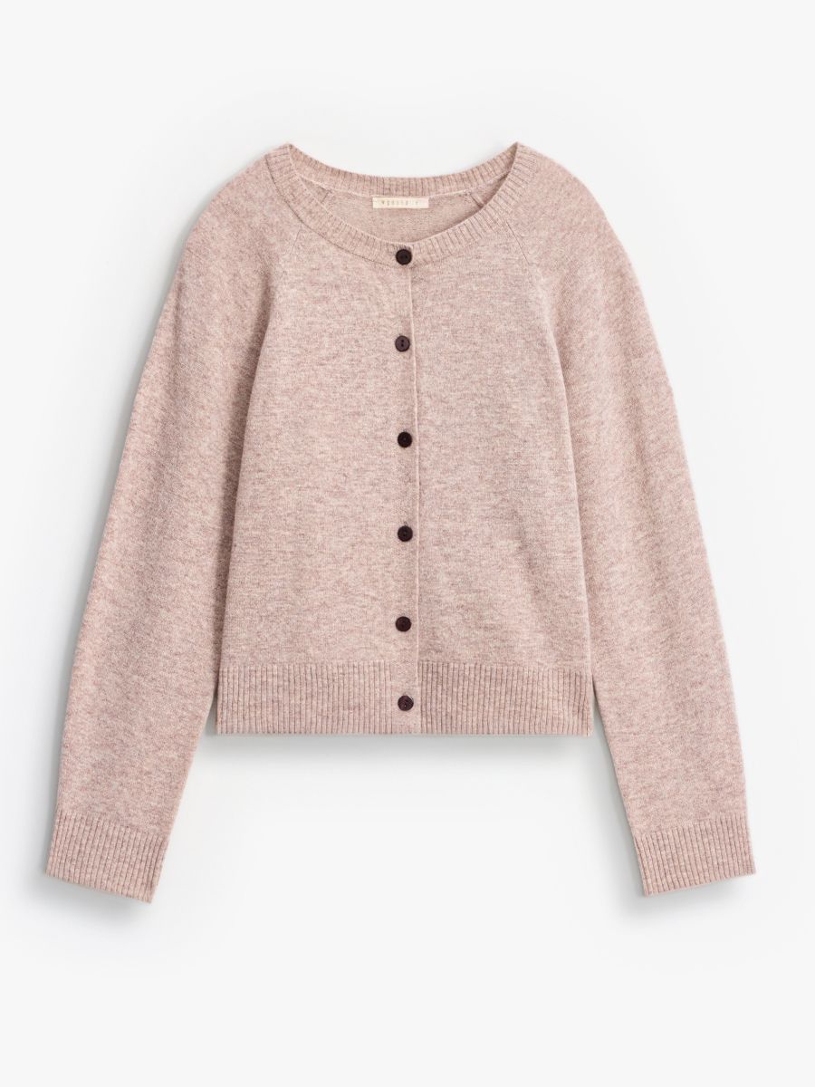 Cardigan din lână Cardigan din lână - Beige - MOHITO