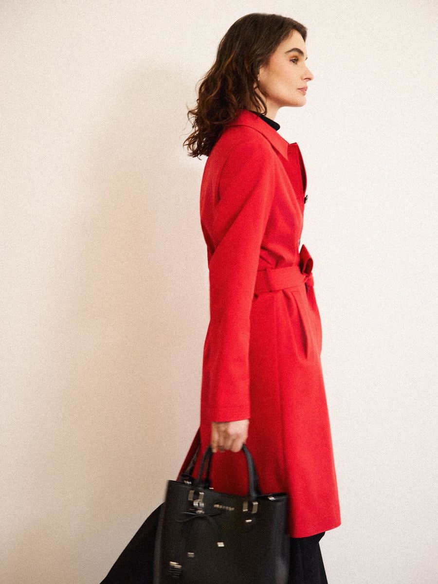 Trenci - Roșu - MOHITO