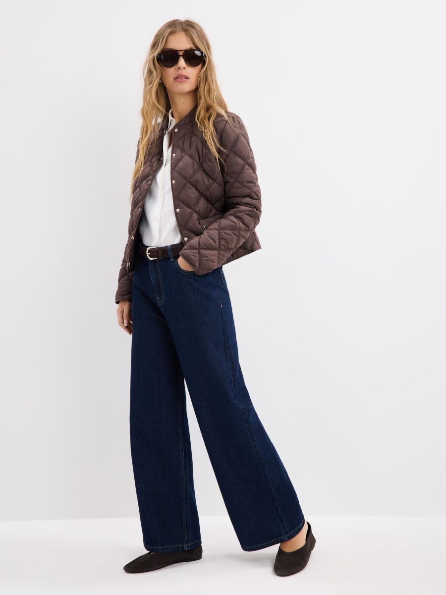 Wiosenna brązowa kurtka - brązowy - MOHITO