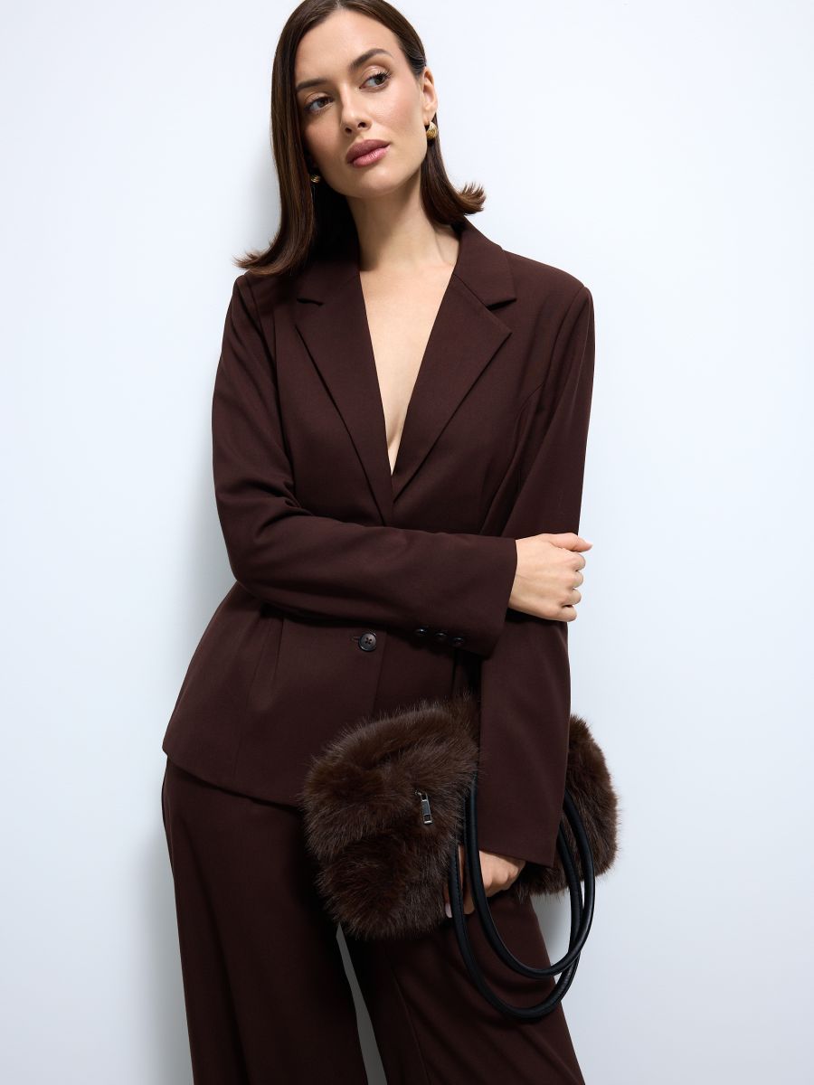 Marynarka Marynarka - ciemnobrązowy - MOHITO