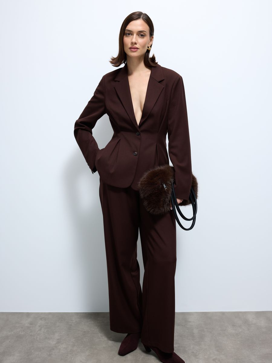 Marynarka Marynarka - ciemnobrązowy - MOHITO