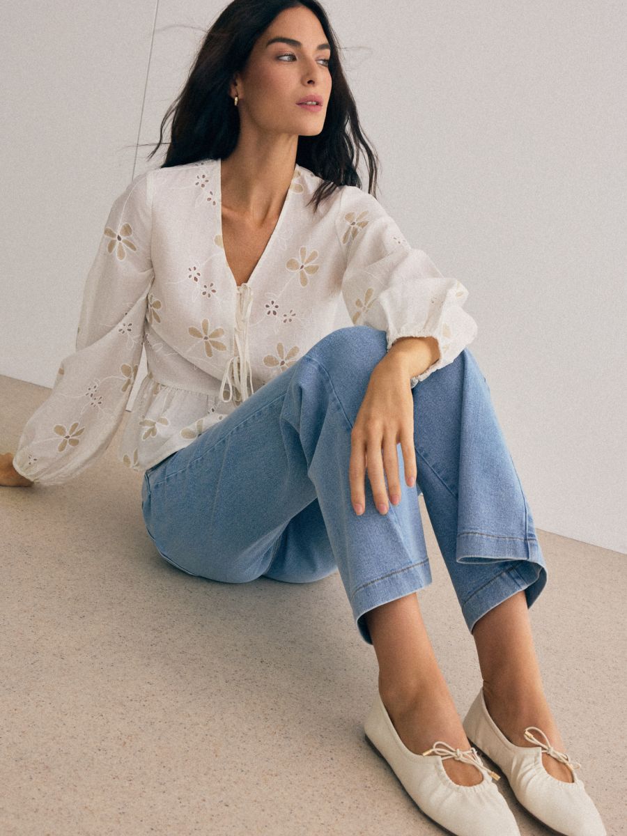 Baleriny Baleriny - beżowy - MOHITO