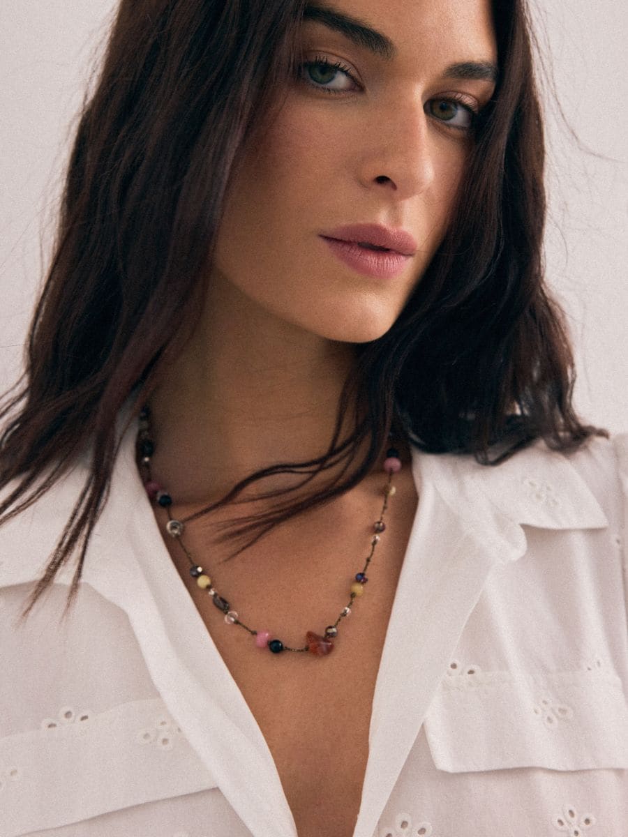 Zestaw naszyjników - wielobarwny - MOHITO