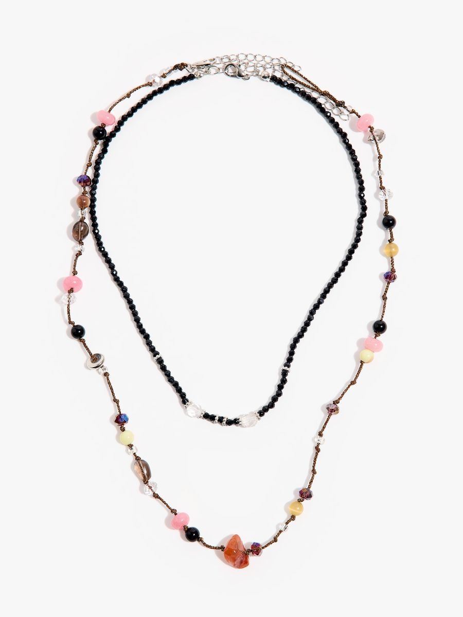 Zestaw naszyjników - wielobarwny - MOHITO