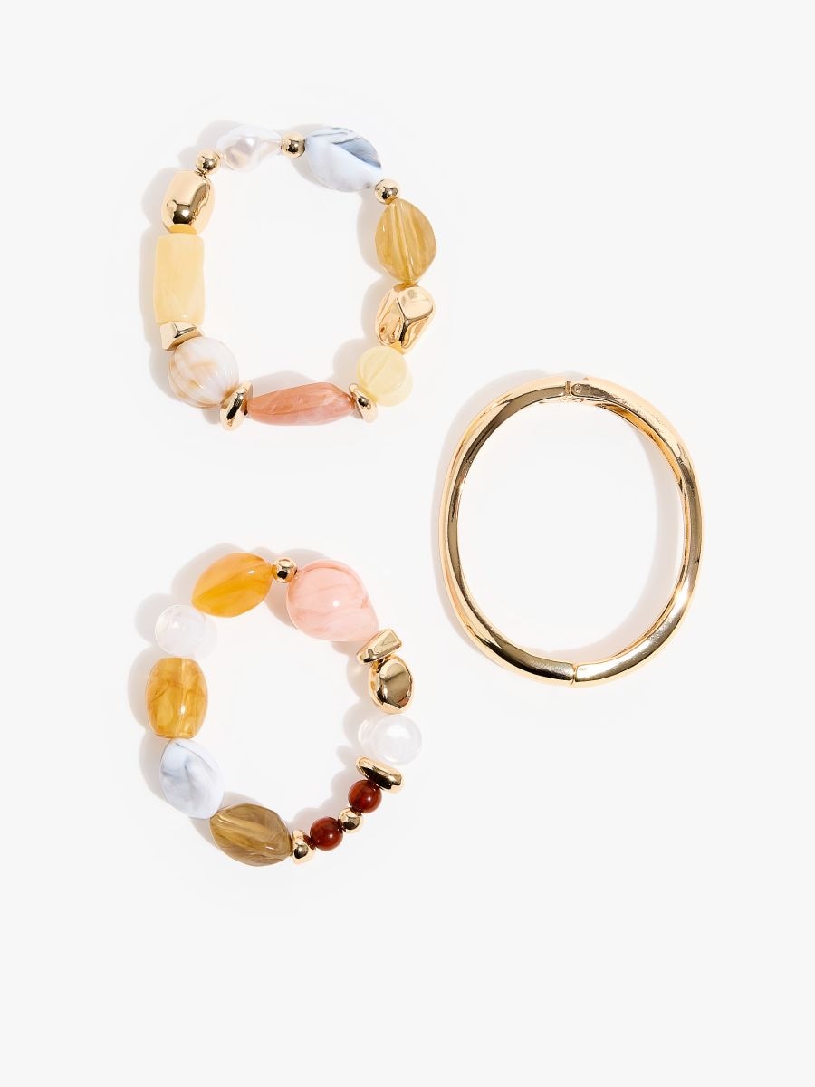 Zestaw bransoletek na rękę Zestaw bransoletek na rękę - wielobarwny - MOHITO