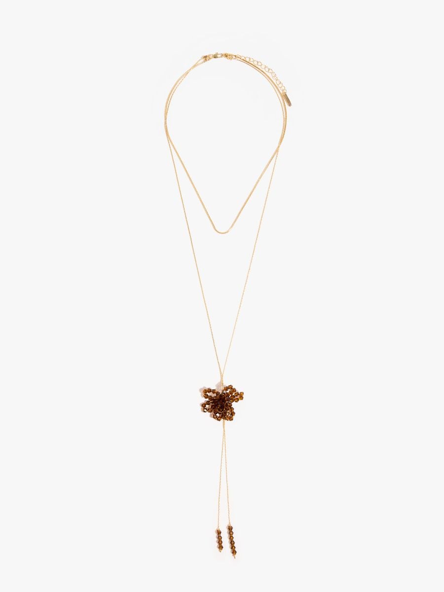 Naszyjnik z zawieszką Naszyjnik z zawieszką - złoty - MOHITO