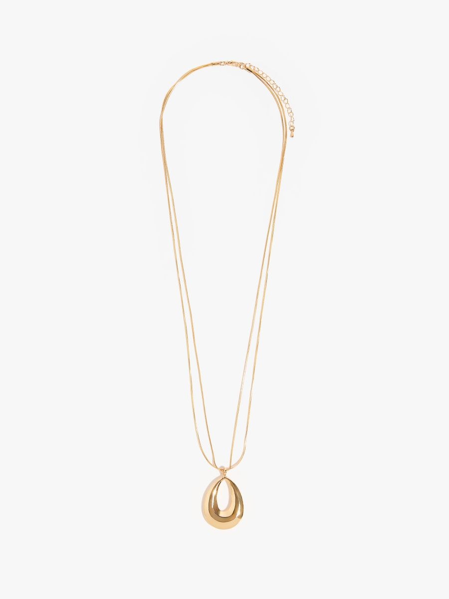 Naszyjnik z zawieszką Naszyjnik z zawieszką - złoty - MOHITO