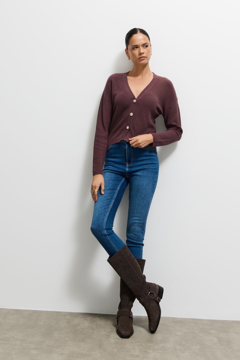 Jeansy skinny - niebieski - MOHITO