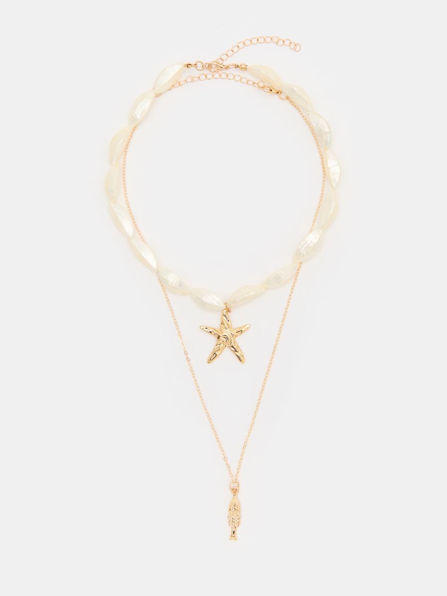 Colier dublu Colier dublu - Multicolor - MOHITO