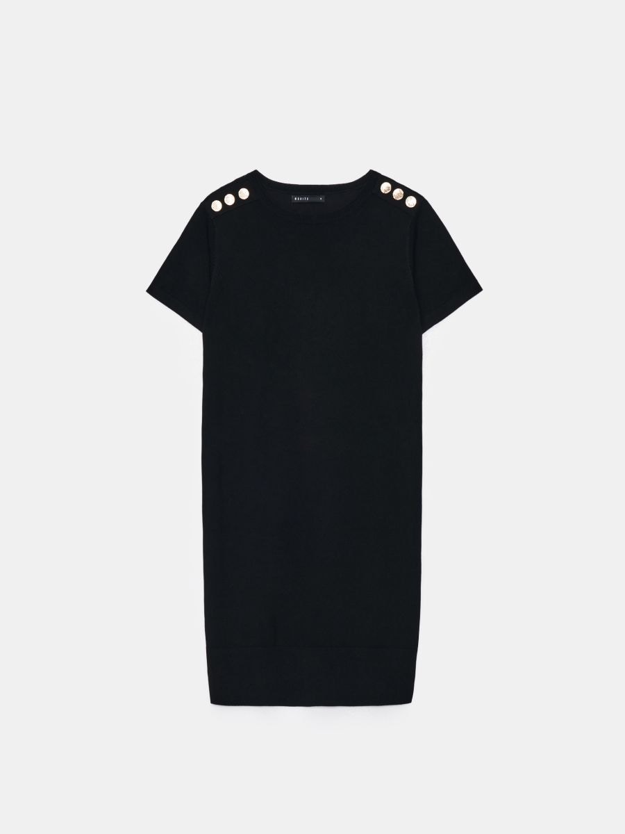 Rochie mini - Negru - MOHITO