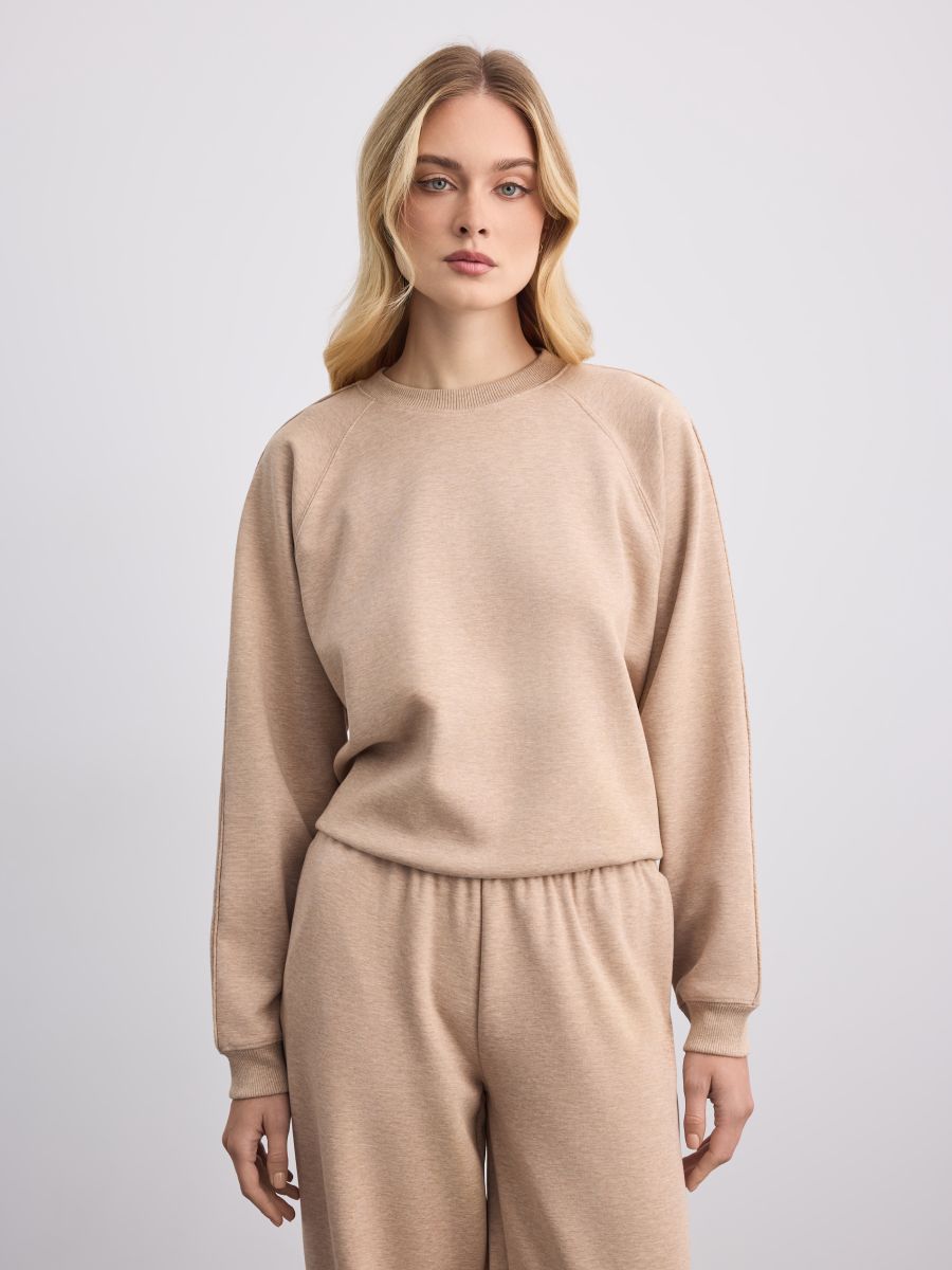 Bluza z długim rękawem - beżowy - MOHITO