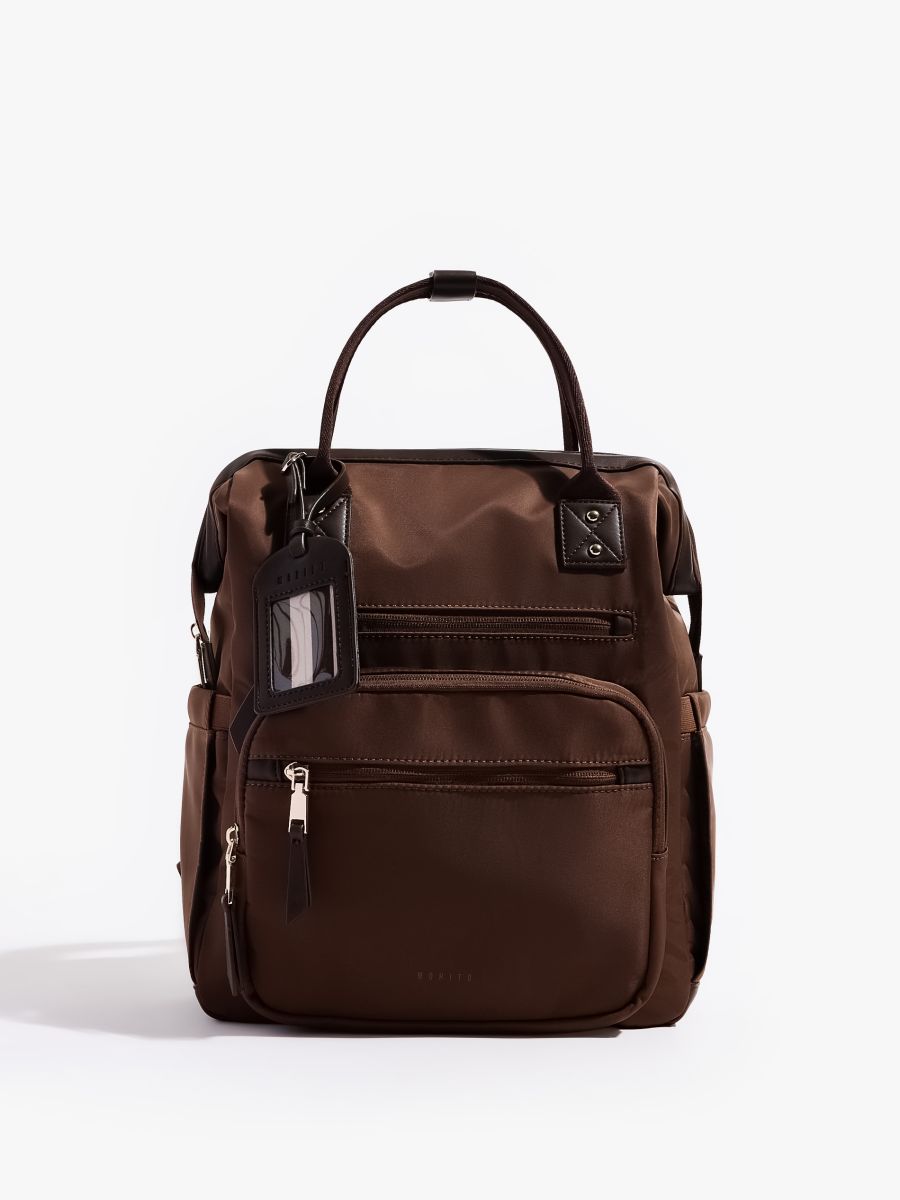 Plecak z brelokiem Plecak z brelokiem - ciemnobrązowy - MOHITO