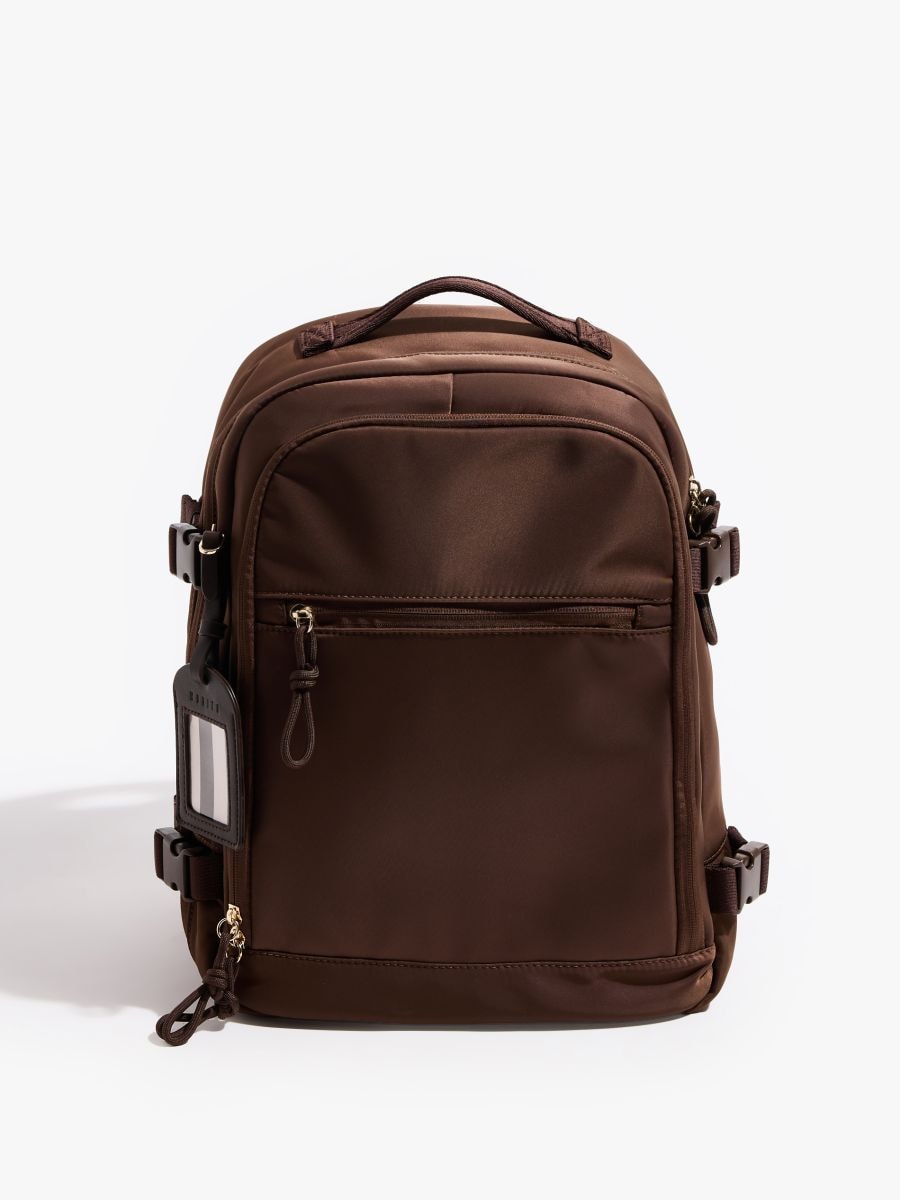 Plecak z brelokiem Plecak z brelokiem - ciemnobrązowy - MOHITO