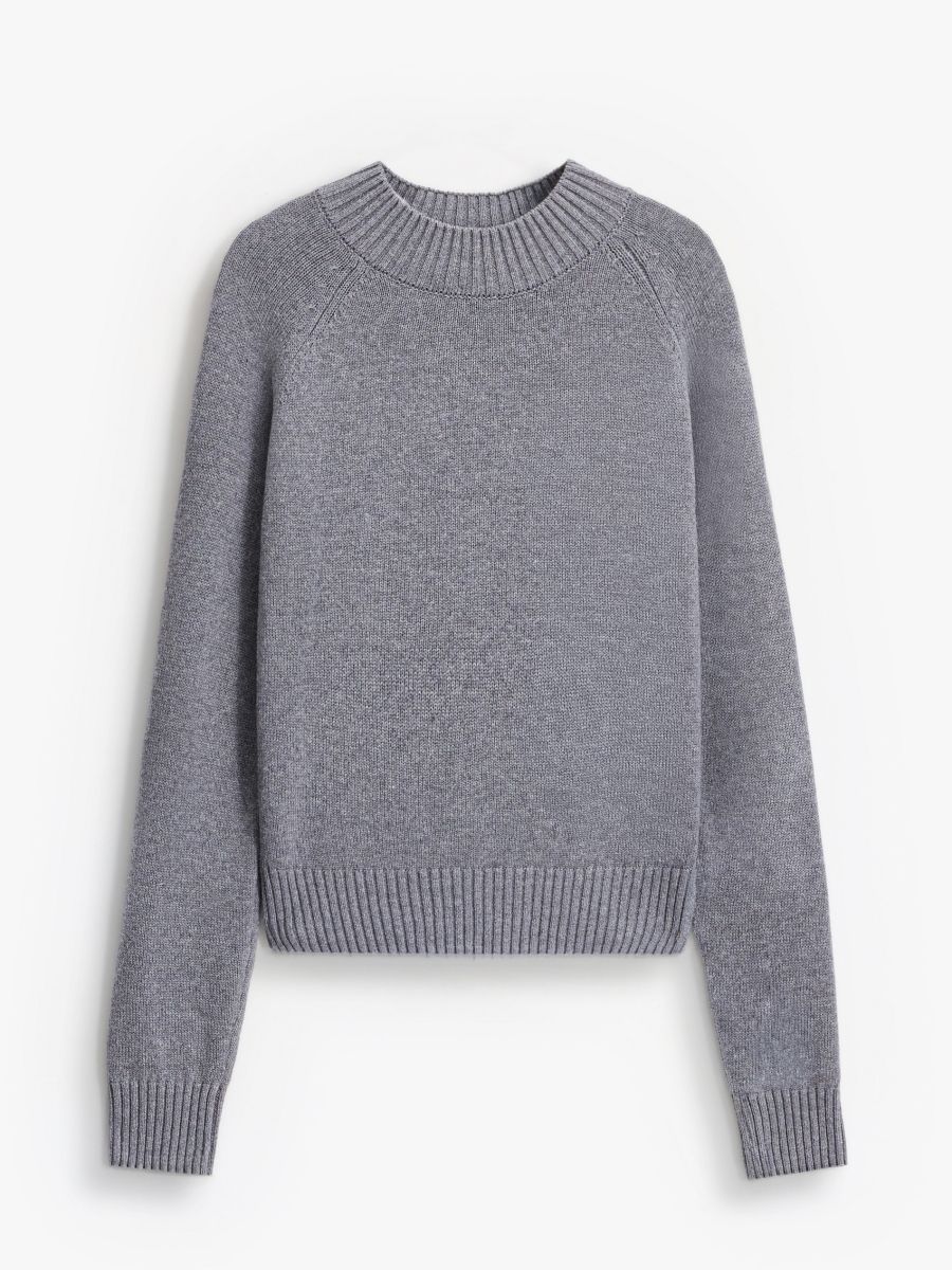 Sweter z wełną Sweter z wełną - szary - MOHITO