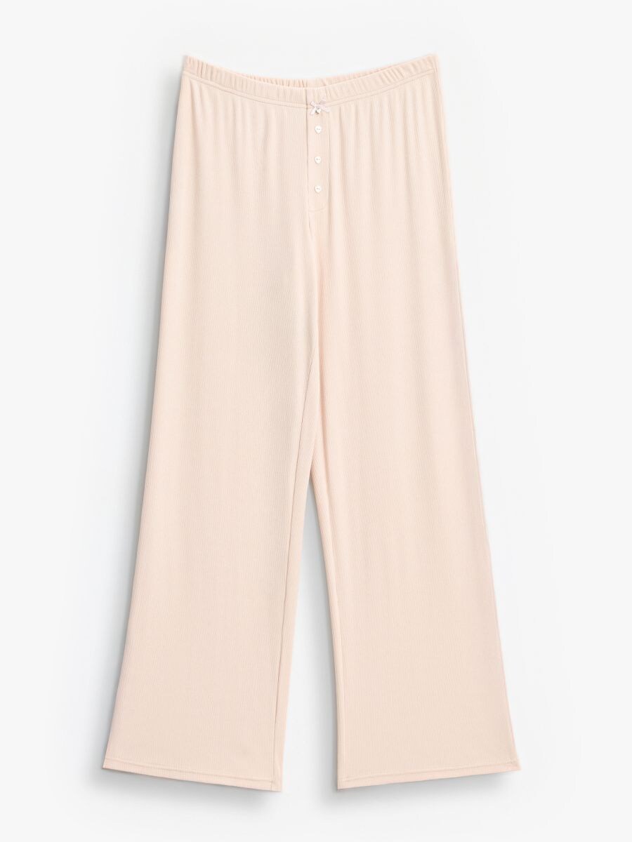Pantaloni de pijama - Beige - MOHITO