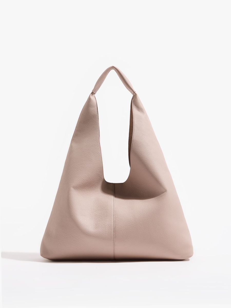 Torebka z kosmetyczką - beżowy - MOHITO