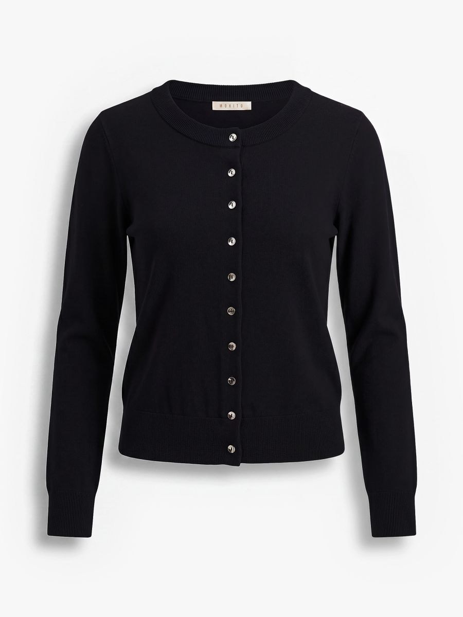 Cardigan - Negru - MOHITO
