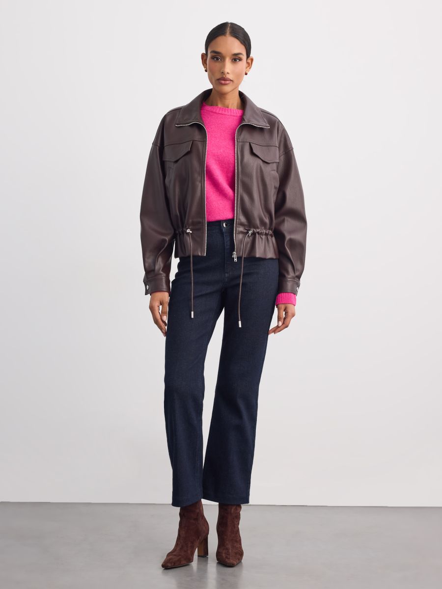 Sweter basic Sweter basic - fuksjowy - MOHITO